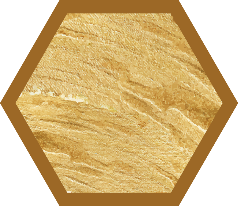 Altıgen tane dokusu ahşap etkisi pvc halı - TenStickers