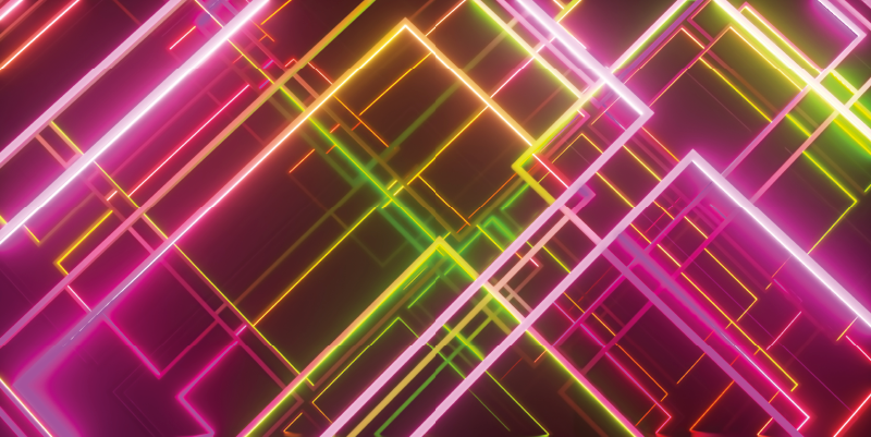 ışık ışınları çizgili halı - TenStickers