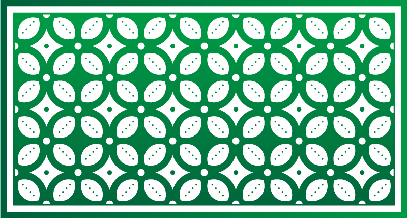 Zümrüt yeşili fayans mutfak yer karoları - TenStickers