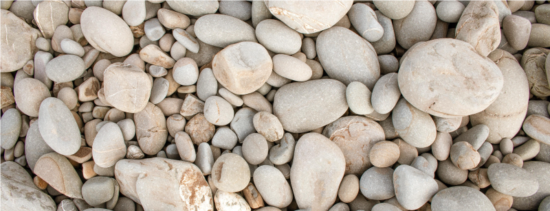 Beyaz küçük taş mutfak vinil halı - TenStickers