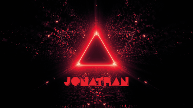 Kırmızı üçgen kişiselleştirilmiş vinil paspas - TenStickers