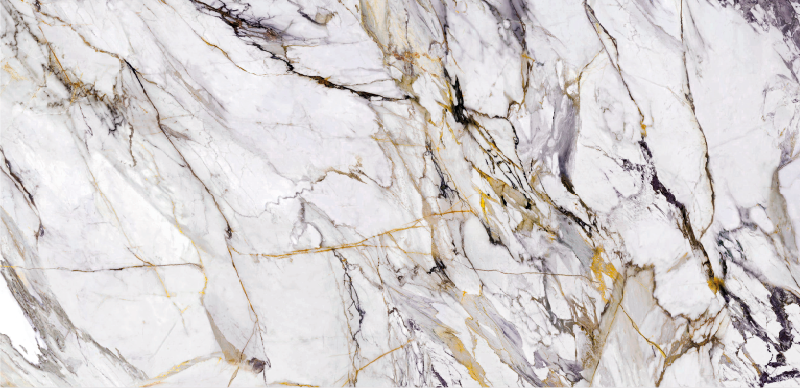 Beyaz taş yer karoları - TenStickers