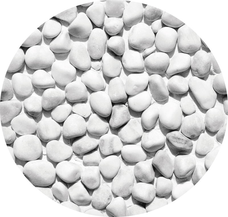 Beyaz düzensiz taş vinil halı - TenStickers