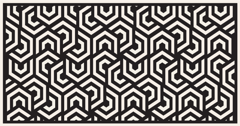 Vintage hipnotik vinil zemin halısı - TenStickers