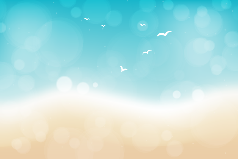 Plaj etkisi doğa vinil halı - TenStickers