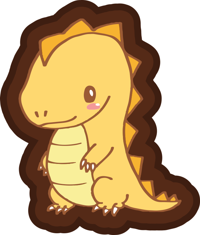 Sevimli dinozor dinozor çocukta pvc halı - TenStickers