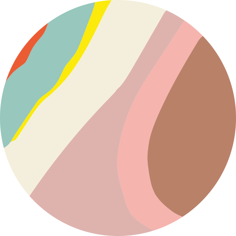 çok renkli çizgili mozaik yer karoları - TenStickers