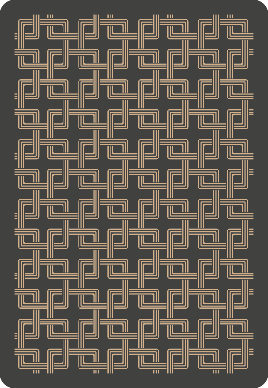 Kareler zincir mozaik yer karoları - TenStickers