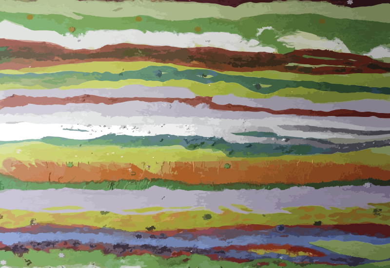 Modern vinil halı boyama çizgili - TenStickers