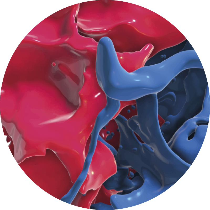 Soyut renk akışı doku pvc halı - TenStickers