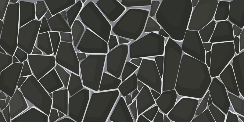 Gri beton doku geometrik kilimler - TenStickers