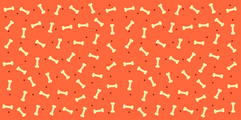 Kemik motifi giriş salonu pvc halı - TenStickers