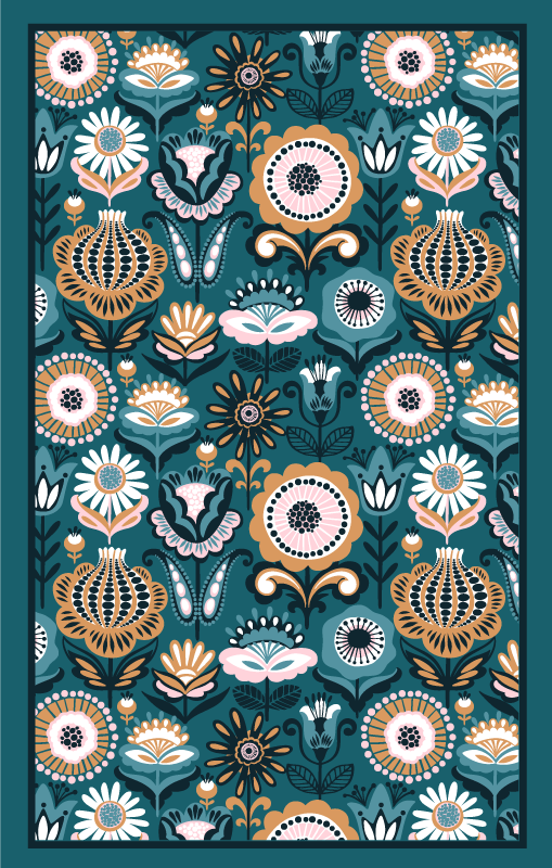 Aplike alan kilim mozaik yer karoları - TenStickers