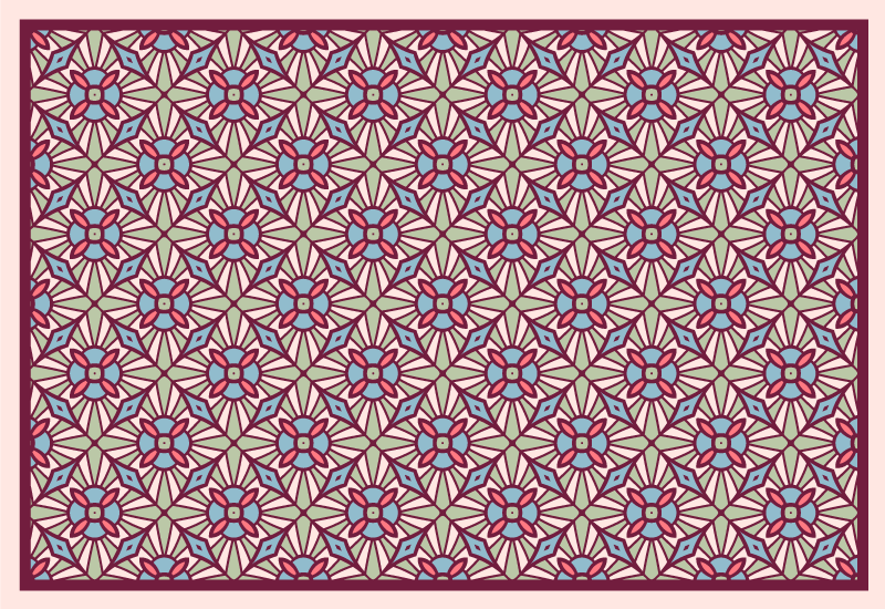 Camelot alan kilim mozaik yer karoları - TenStickers