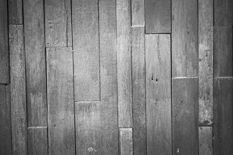 Modern gri kaplama ahşap etkisi pvc halı - TenStickers