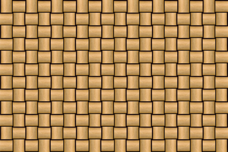 Kahverengi fayans deseni ahşap etkisi pvc halı - TenStickers