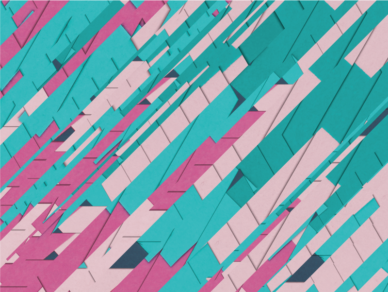 Soyut açısal desen geometrik pvc halı - TenStickers