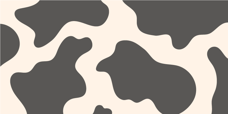 Sylvester inek hayvan baskı vinil halı - TenStickers