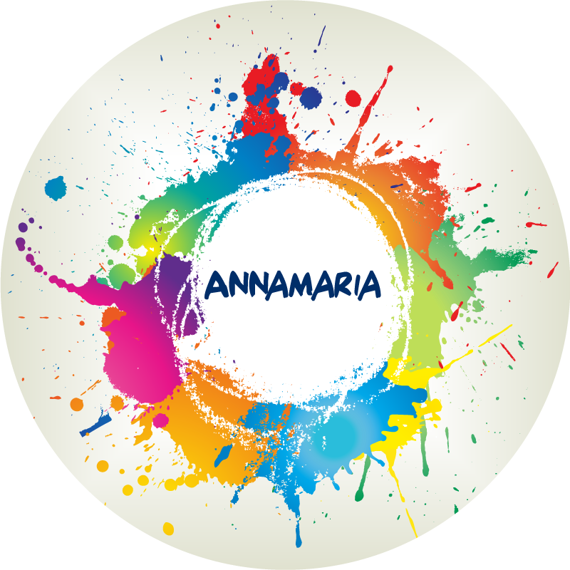 Ismiyle sıçramalar gençler pvc halı - TenStickers