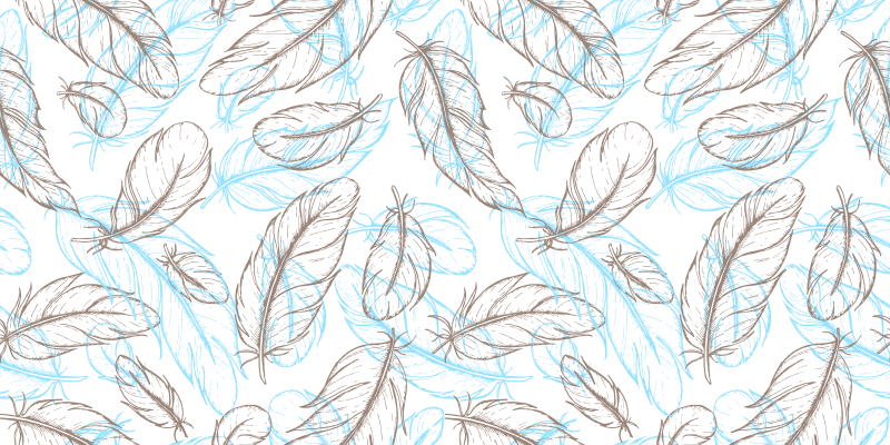 Doğadan ilham alan yapraklar giriş salonu pvc halı - TenStickers