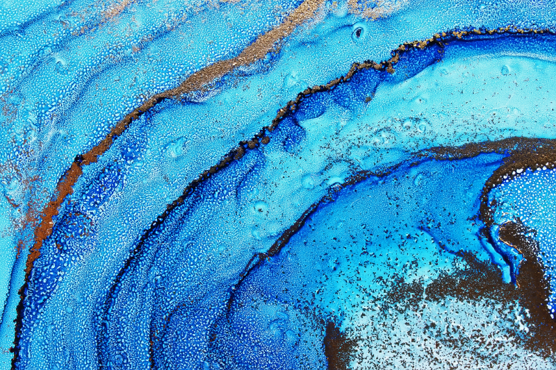 Soyut renk karışımı yatak odası vinil halı - TenStickers