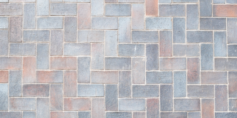 Saf kaya kiremit efekti karo halı - TenStickers