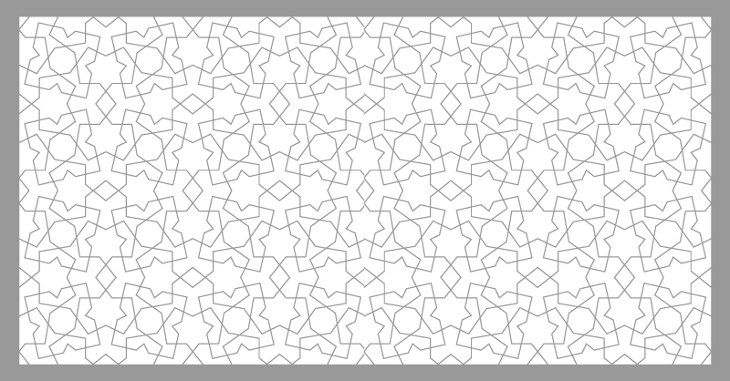 Mozaic pvc halı - sofistike geometrik motifler - TenStickers