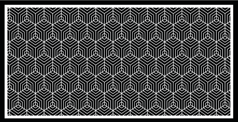 Minimalist mozaik vinil halı - TenStickers