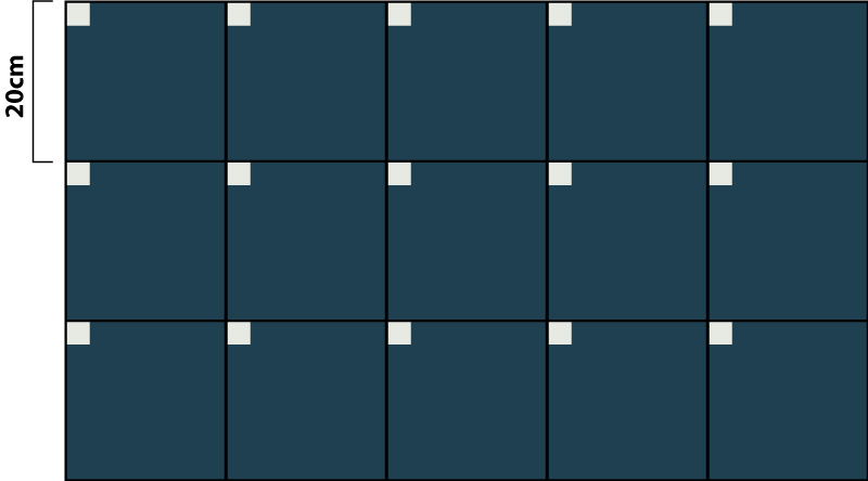 İskandinav tarzı modern mavi nordic vinil halı - TenStickers