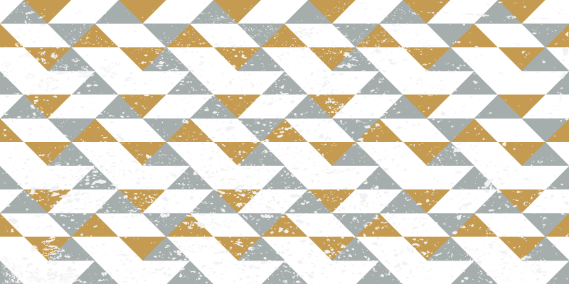 çapraz üçgen deseni geometrik pvc halı - TenStickers