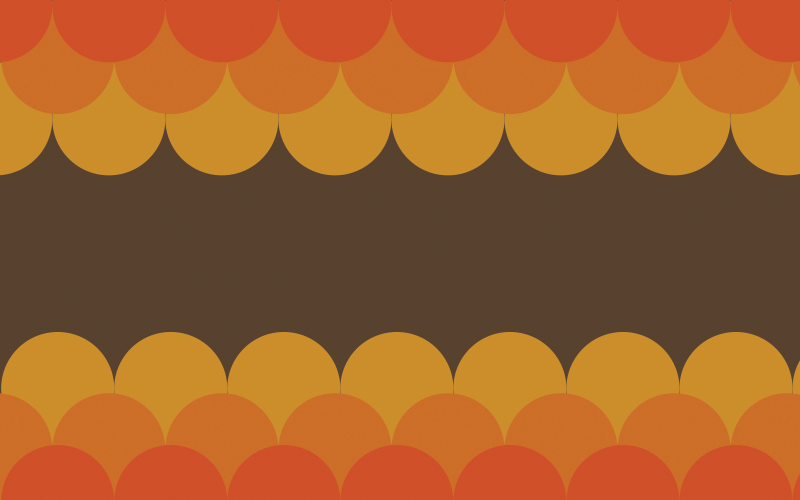 Retro dalgalı çizgiler vintage pvc halı - TenStickers