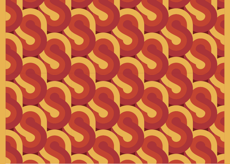 70'lerin pop pinbeam vintage kilim - TenStickers