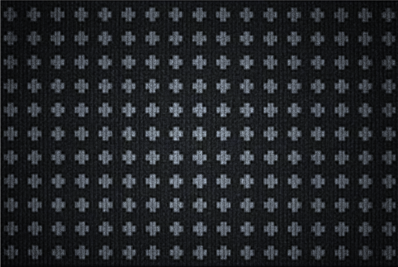 Kesişen çapraz düzenleme minimalist pvc halı - TenStickers