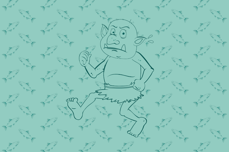 Kaçak çizgi film karakteri pvc halı - TenStickers