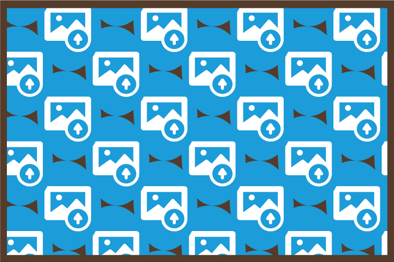 Görüntü deseni isimlerle pvc halı - TenStickers