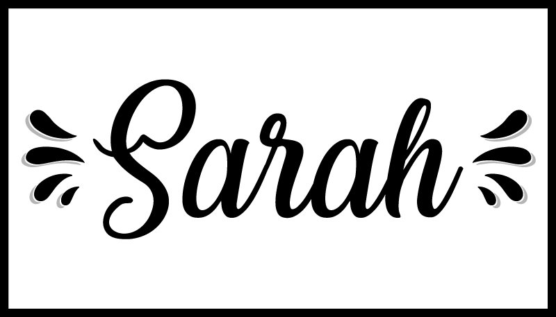 Siyah beyaz oturma odası pvc halı - TenStickers