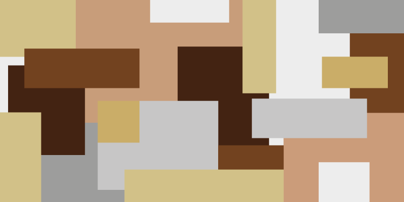 Soyut geometrik motifler modern pvc halı - TenStickers