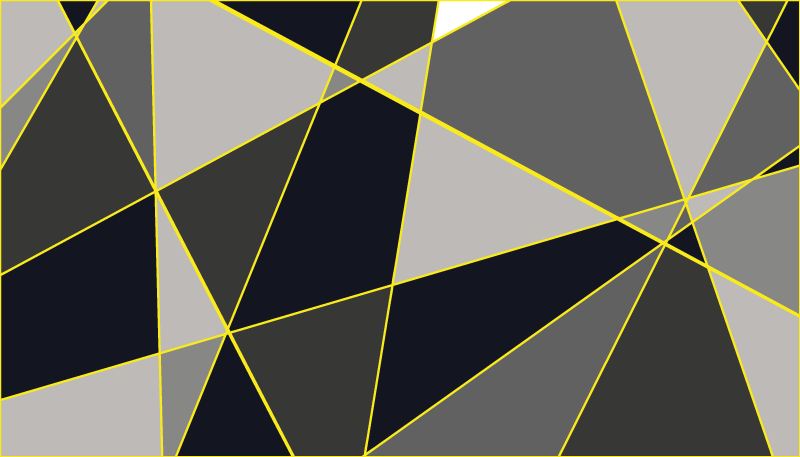 Gri üçgen desen nordic vinil halı - TenStickers