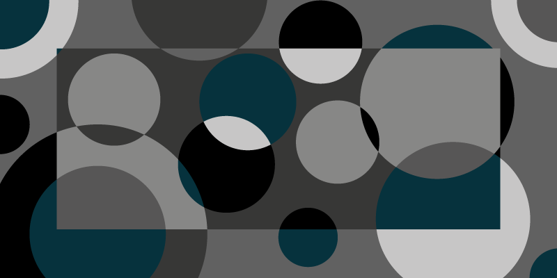 Kareler ve daireler nordic vinil halı - TenStickers