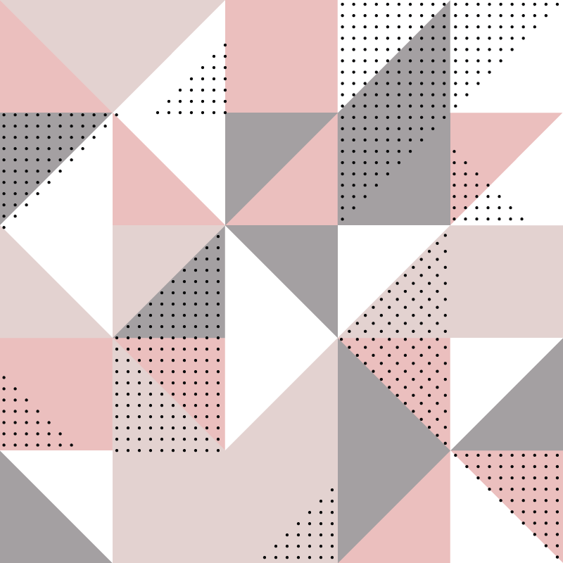 üçgen renk segmentleri geometrik pvc halı - TenStickers