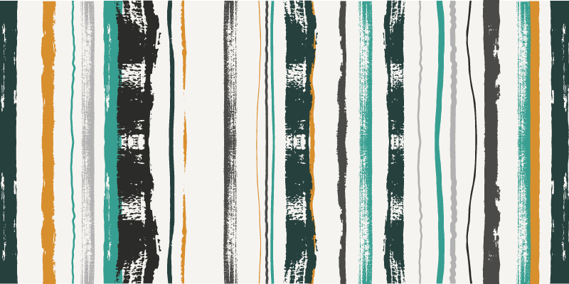 Ayık basma çizgili İskandinav vinil halı - TenStickers