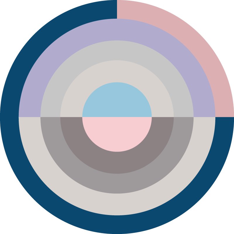 Mavi nordic dart tahtası nordic vinyl rug - TenStickers