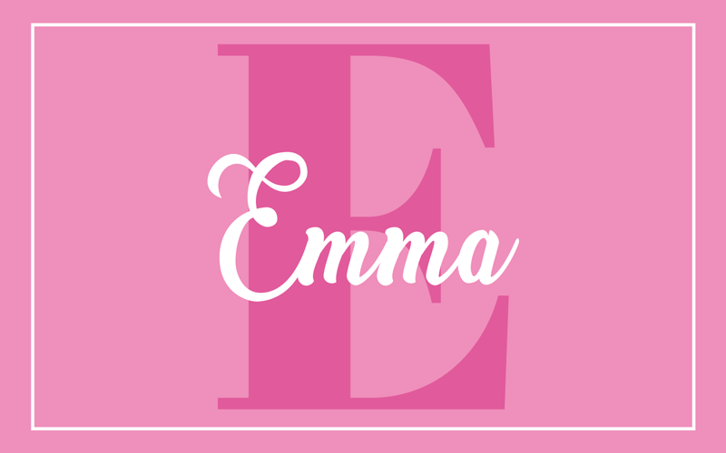 Adı özel mat ile narin pembe kız bebek - TenStickers