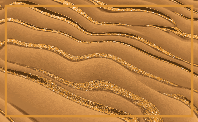 Krem ve kahverengi mermer görünümlü vinil halı - TenStickers