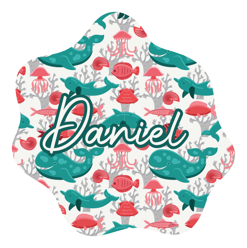 Adı ile suda yaşayan hayvanlar bebek oyun minderi - TenStickers