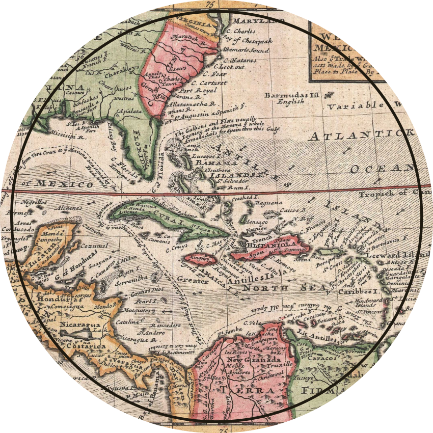 Antika harita tasarımı dünya haritası pvc halı - TenStickers