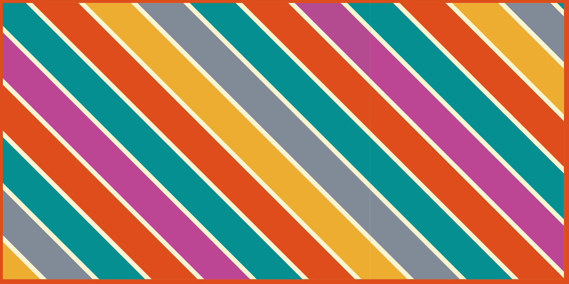 Renkli çizgili yüzey oturma odası pvc halı - TenStickers