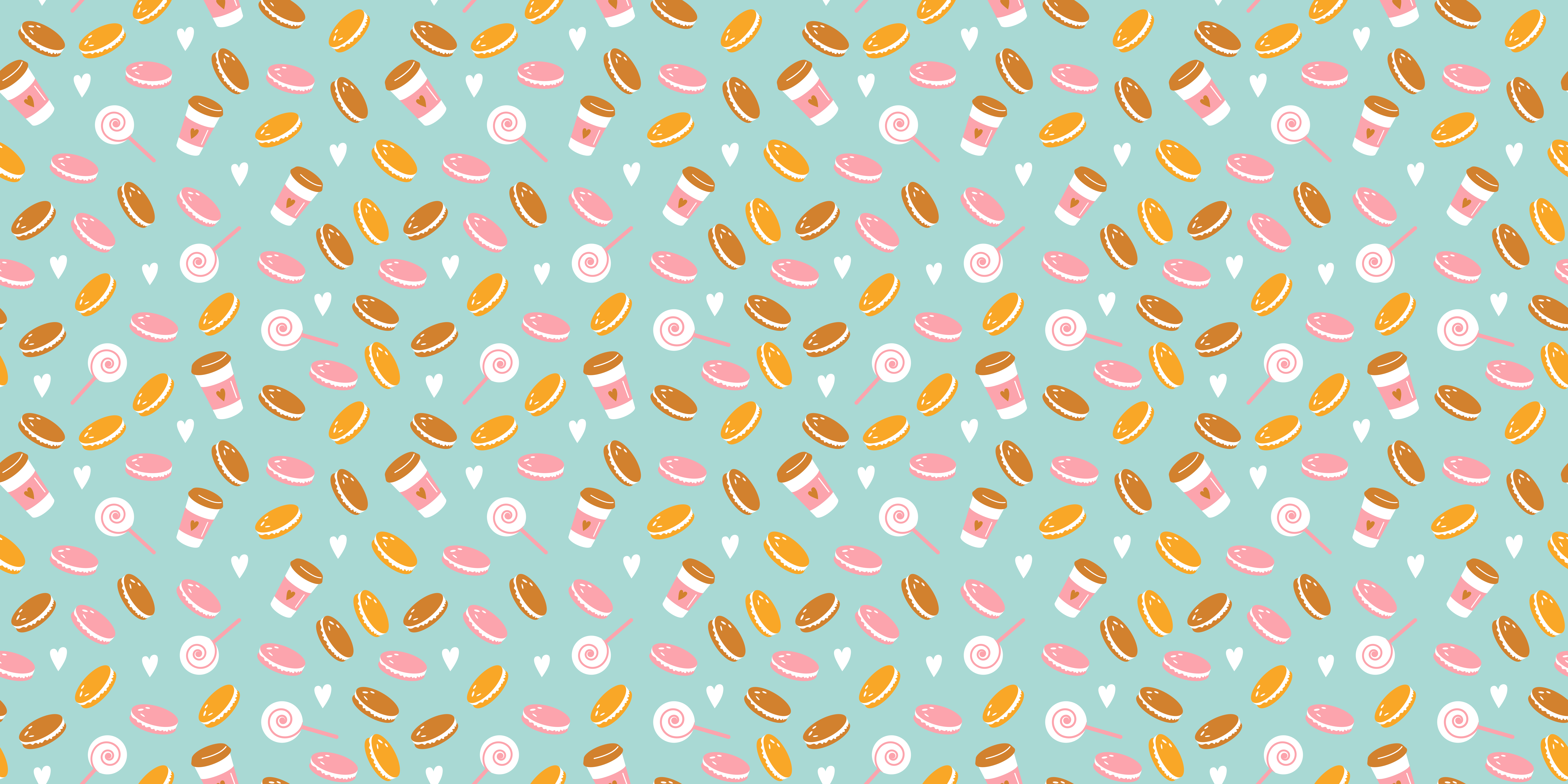 Lezzetli lezzetler koleksiyonu pvc halı - TenStickers