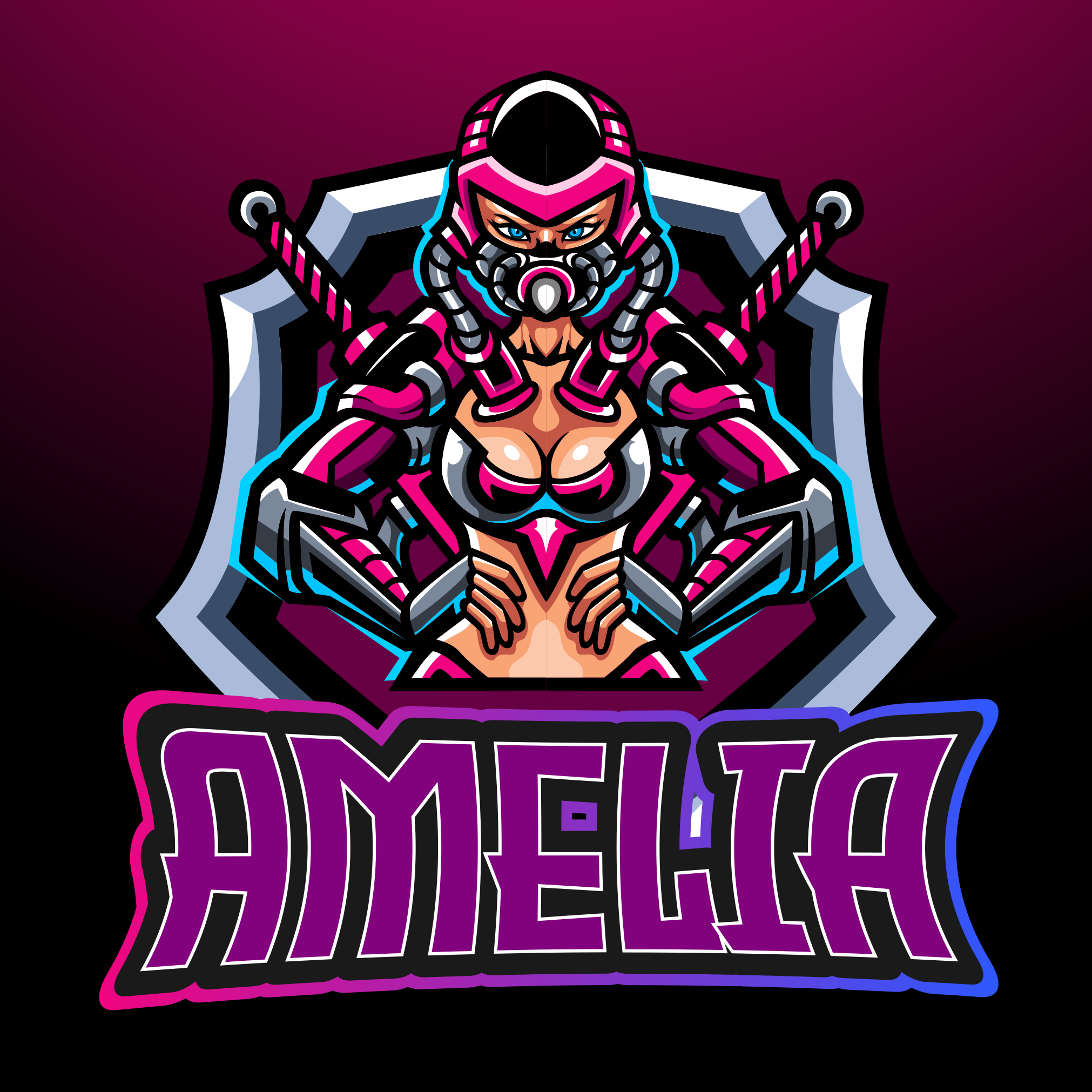 Isimli oyun kahramanı gençler pvc halı - TenStickers