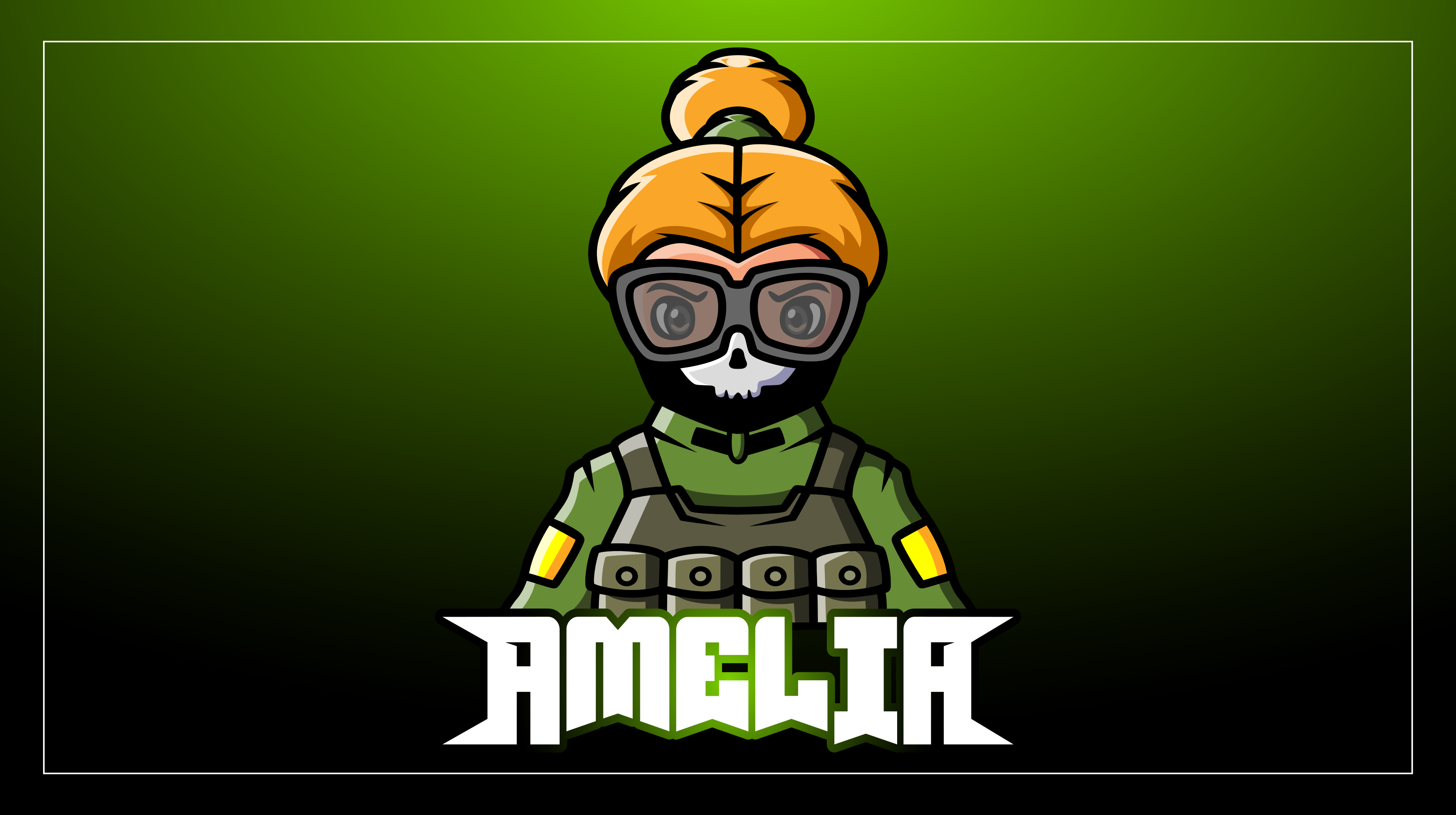 Video oyunu kafatası kız yatak odası halısı - TenStickers